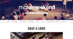 Desktop Screenshot of makeweekend.com